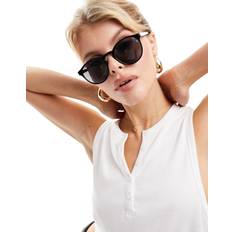 Weekday Spy Round Sunglasses - Black