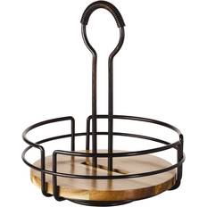 Spice Racks Mikasa Gourmet Basics 5208928 Hanover Rotating Condiment Caddy