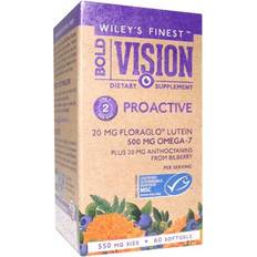 Omega-7 Supplements Wiley's Finest Bold Vision Proactive Softgels 60 pcs