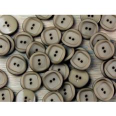 Yarn & Needlework Supplies Trimits Round Plastic Buttons Brown each