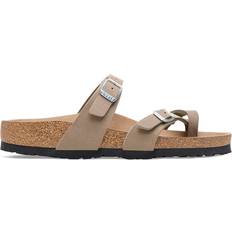 39 - Birkenstock Mayari Skor Birkenstock Mayari Synthetic - Soft Birki Vegan Gray Taupe