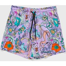 Homme - Violet Maillots de bain Vilebrequin Moorea Abstract Floral Swim Trunks - Purple