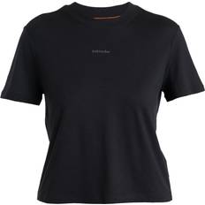 Kleding Icebreaker Tech Lite III Crop T-shirt - Black