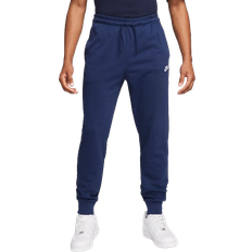 Pants NIKE Men's Club Knit Joggers - Midnight Navy/White