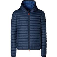 Men's Donald Hooded Puffer Jacket - Navy Blue