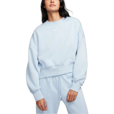 Nike Sportswear Phoenix Fleece Women's Over Oversized Crew Neck Sweatshirt - Light Armory Blue/Sail