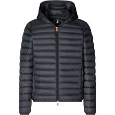 Men's Donald Hooded Puffer Jacket - Black