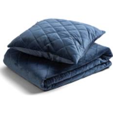 Kosta Linnewäfveri Päiväpeitot Kosta Linnewäfveri Velvet Navy Bedspread Blue (260x180cm)