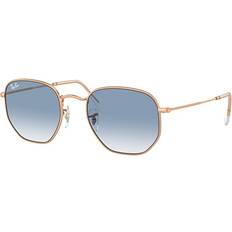Ray-Ban Hexagon / Oktogon Solglasögon Ray-Ban HEXAGONAL Rose Gold