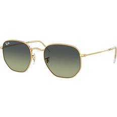 Ray-Ban Unisex Hexagonal Gold Frame