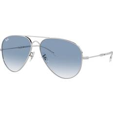 Sunglasses Ray-Ban Old Aviator Silver Frame Blue Lenses