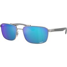 Ray-Ban Men Sunglasses Ray-Ban Rb3737 Chromance Frame Polarized