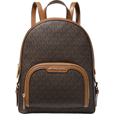 Brown Backpacks Michael Kors Jaycee Medium Logo Backpack - Brown