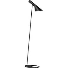 Louis Poulsen Golvlampor Louis Poulsen AJ Black Golvlampa 130cm