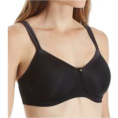 Amoena Bras Amoena Mastectomy Bra: Lara Satin Padded Wireless, Women's, Dd, Black