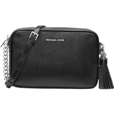 Michael Kors Ginny Leather Crossbody Bag - Black