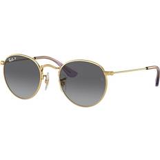 Ray-Ban Children Round Kids Gold Frame Polarized 44-19