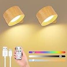 GuKKK GuKKK Inomhus vägglampa, 2 RGB Väggarmatur