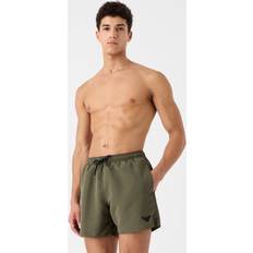 Emporio Armani Swimwear Emporio Armani Double Waistband Swim Shorts Military Green