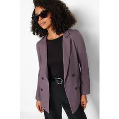 Trendyol Collection Blazer Grau Regular Fit für Damen