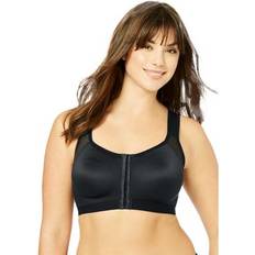 Woman Within Underwear Woman Within Plus The Moira Longline Posture Bra in Black Size DDD