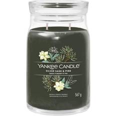 Yankee Candle Silver Sage & Pine Large Jar Bougie Parfumée 567g