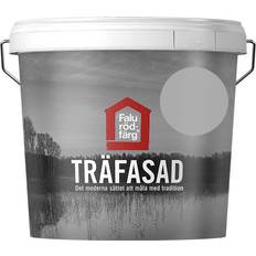 Falu Rödfärg Grå Målarfärg Falu Rödfärg TRÄFASAD Träfasadsfärg Grå 5L