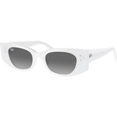 Solglasögon Ray-Ban Kat - Vit/Montura Grå