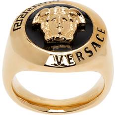 Versace Ringe Versace Gold Medusa Ring GoldBlack IT