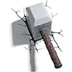 Marvel "Thor Hammer" 3D LED-ljus Väggarmatur