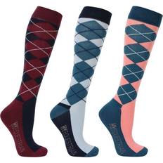 Bambou Chaussettes Hy Equestrian Synergy Argyle Boot Socks - Womens/Ladies