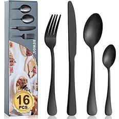 BEWOS 16-Piece Matt Black