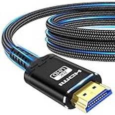 Akake Akake HDMI-Kabel, 8 K, 2 m, Hochgeschwindigkeits-geflochtenes Kapazität