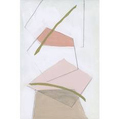 Square Framed Art Isabelline Nude Gold Shapes II Framed Art
