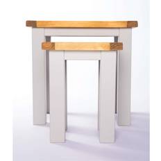 Home Source Nest of 2 Tables Light