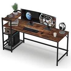 Homidec Computer Bookshelf, Study Writing Desk