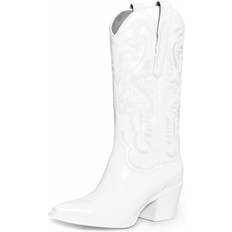 Jeffrey Campbell Zapatos Jeffrey Campbell Botas Camperas 'DAGGET' - White