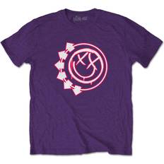 Purple - Unisex T-shirts Blink Six Arrow Smile T Shirt Purple