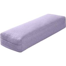 SEM Yoga Pillow Polyester Rectangular Yoga Bolster Yoga Supplies,Purple