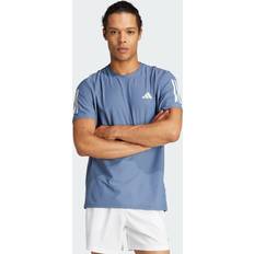 Vêtements Adidas Herren T-Shirt Own the Run - Blau