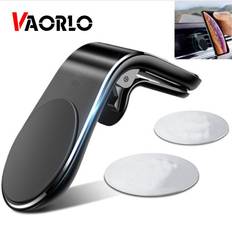 Vaorlo Metal Magnetical Car Phone Holder Mini Air Vent Clip Mount Magnet Mobile Stand For iPhone XS Max