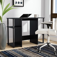 Ebern Designs Black Tables Ebern Designs Lansing Wood Writing Desk