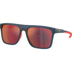 Scuderia Ferrari Sunglasses - Matt Black/Red