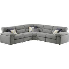Oak Furnitureland Steel Fabric Modular Sofa