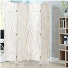 Living and Home Folding Solid Privacy Screen Room Divider