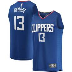 Fanatics Men's Paul George Royal La Clippers Fast Break Replica Jersey Icon Edition Royal