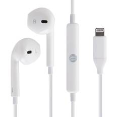 Headphones AT&T Lightning Corded Earbuds iPhone and iPad