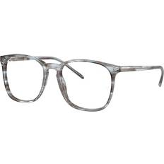 Ray-Ban Unisex Rb5387 Striped Blue Clear Lenses Polarized 52-18