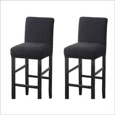 Monochrome Loose Chair Covers Tlily Reusable Pub Loose Chair Cover Black