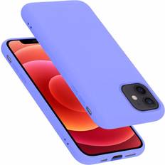 Cadorabo LIQUID HELL LILA, Apple iPhone 12 Mini 5,4" Zoll Case for Apple iPhone 12 MINI Cover Protection TPU Silicone Gel Purple